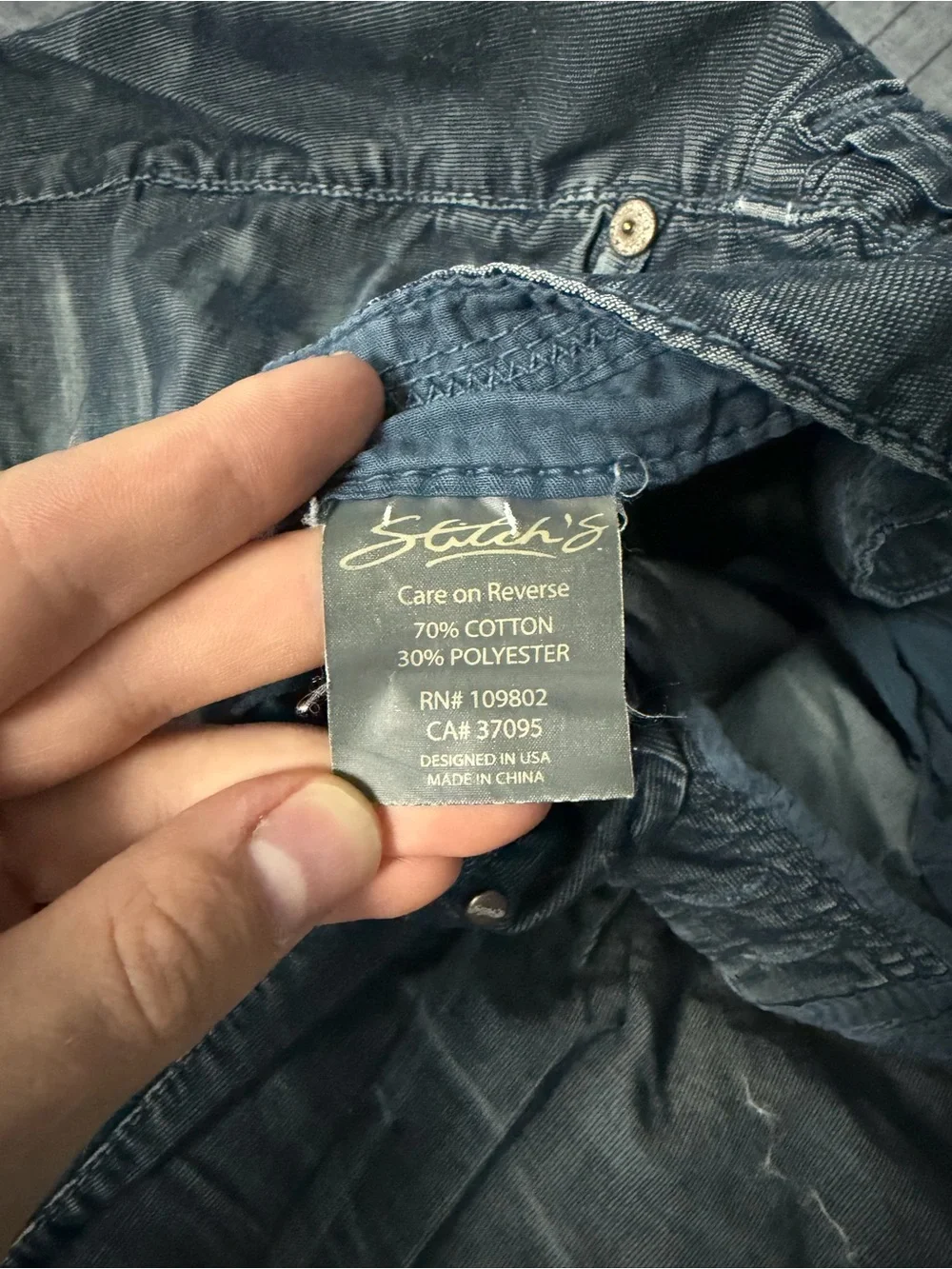 Stitch's Washed Black Skinny Men's Jeans